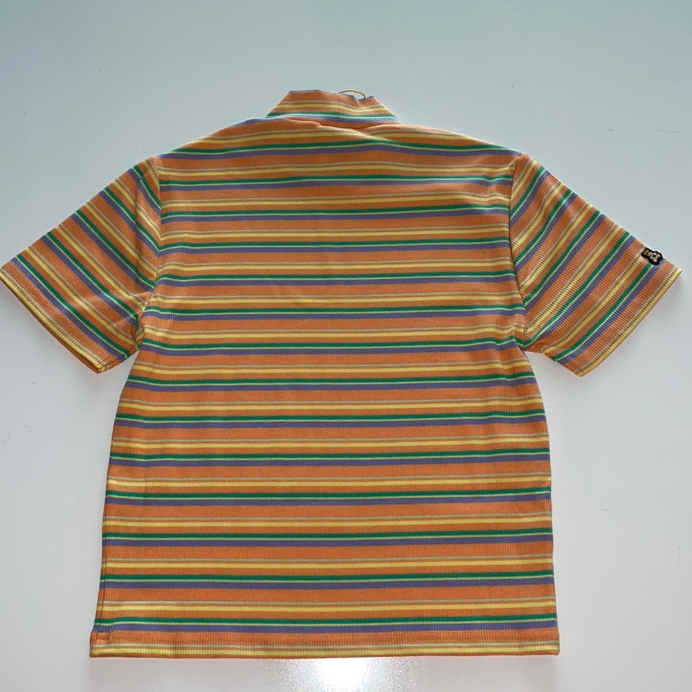 Teddy Fresh WOMEN'S RIB MOCKNECK ORANGE NWT - Picture 5 of 13